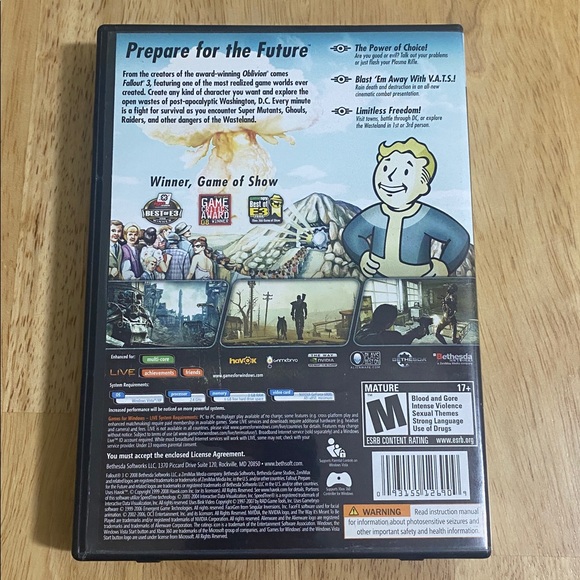 4 VINTAGE PC Games--Fallout 3, Never Winter Nights 2, The Witcher, Halo 2 - Picture 10 of 14